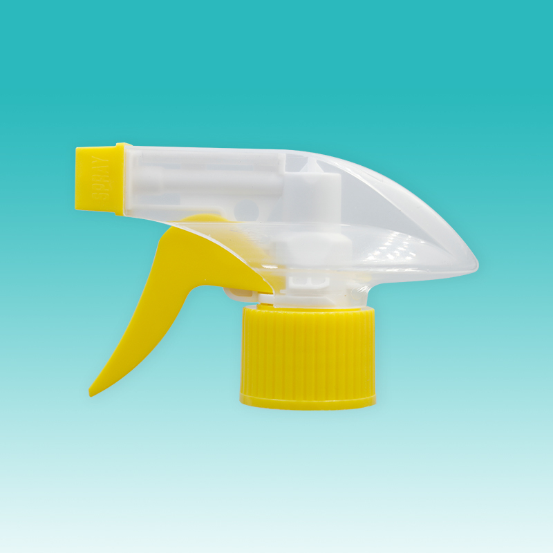 Pulverizador de gatillo de plástico PP 28/410 amarillo ampliamente utilizado