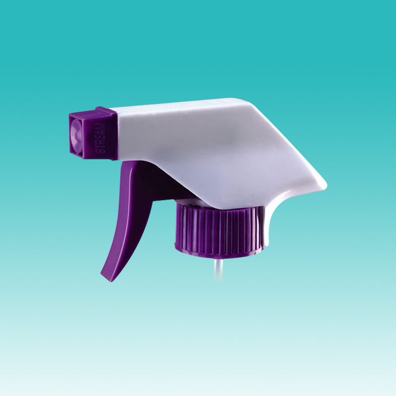Pulverizador de gatillo de plástico PP púrpura ampliamente utilizado