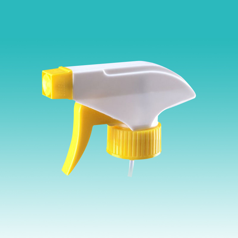 Pulverizador de gatillo de plástico PP amarillo ampliamente utilizado