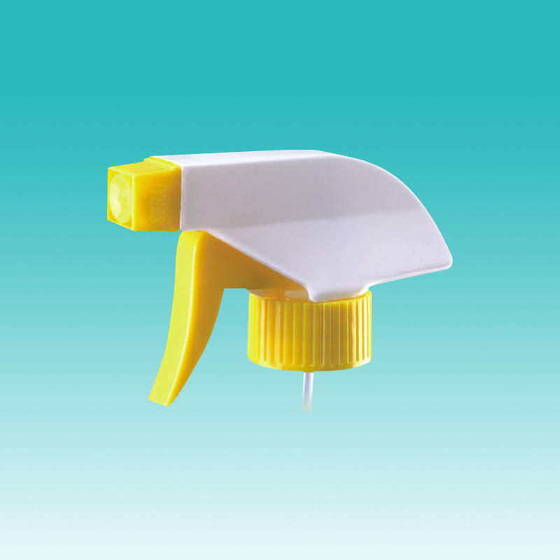 Pulverizador de gatillo de plástico PP 28/400 amarillo ampliamente utilizado
